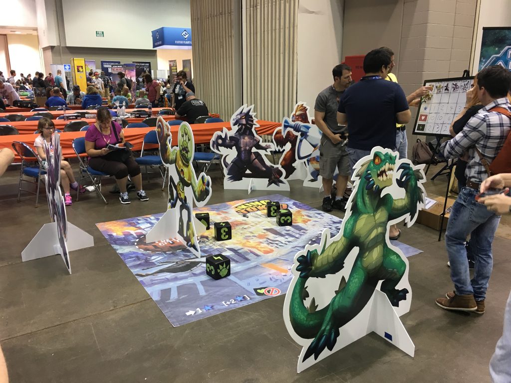 Giant King of Tokyo at Gen Con 2016.