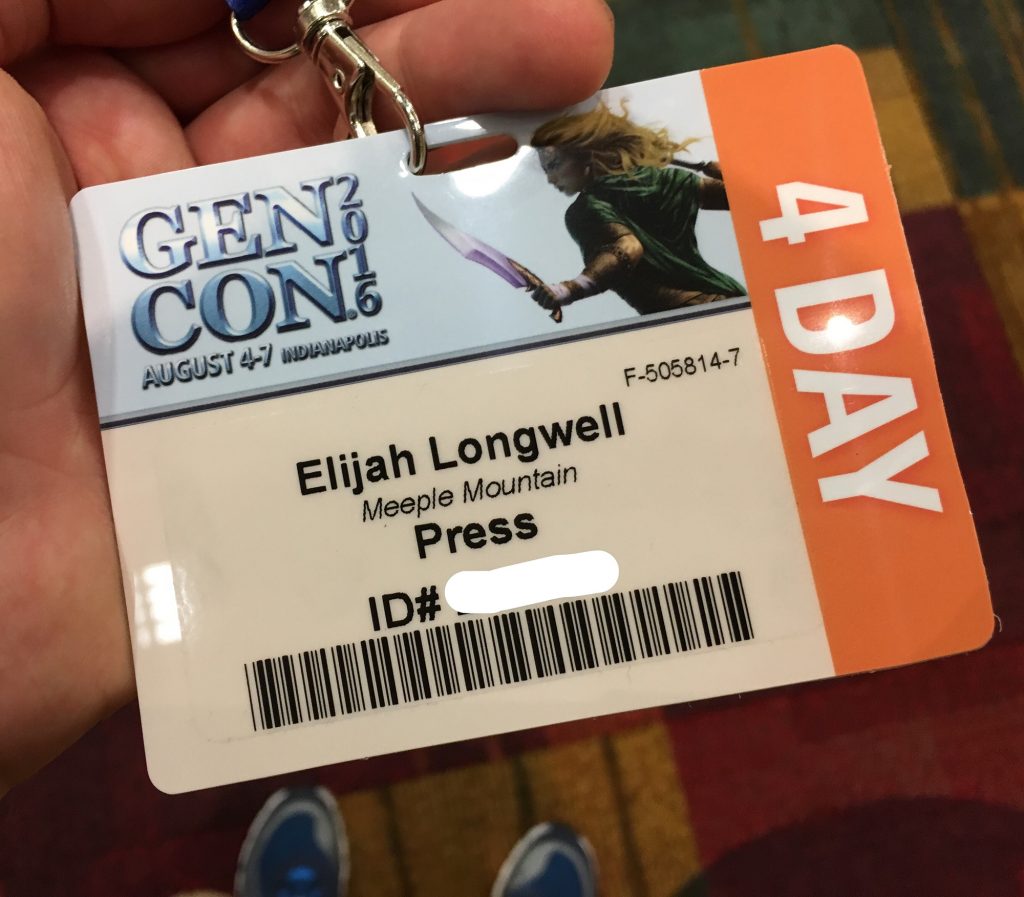 Gen Con badge